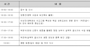 교수학습연구회 성과 보고회 개최 안내